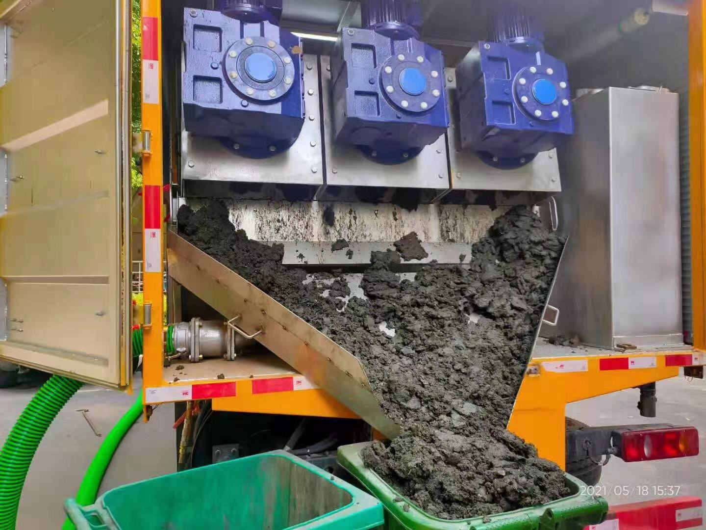 洛宁化粪池清掏城市维护站-泥浆净化干湿分离处理